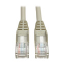 Photo of Tripp Lite N001-050-GY Cat5e 350MHz Snagless Molded Patch Cable (RJ45 M/M) - Gray 50 Feet