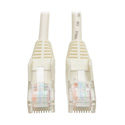 Photo of Tripp Lite N001-050-WH Cat5e 350MHz Snagless Molded Patch Cable (RJ45 M/M) - White 50 Feet