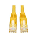 Tripp Lite N001-050-YW Cat5 Snagless RJ45 M/M Yellow 50ft