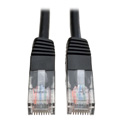 Photo of Tripp Lite N002-001-BK Cat5e 350MHz Molded Patch Cable (RJ45 M/M) - Black 1 Feet