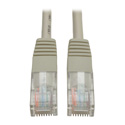 Photo of Tripp Lite N002-001-GY Cat5e 350MHz Molded Patch Cable (RJ45 M/M) - Gray 1 Feet