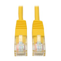 Tripp Lite N002-001-YW Cat5e 350MHz Molded Patch Cable (RJ45 M/M) - Yellow 1 Feet