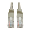 Photo of Tripp Lite N002-002-GY Cat5e 350MHz Molded Patch Cable (RJ45 M/M) - Gray 2 Feet