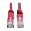 Photo of Tripp Lite N002-003-RD Cat5e 350MHz Molded Patch Cable (RJ45 M/M) - Red 3 Feet