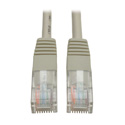 Photo of Tripp Lite N002-004-GY Cat5e 350MHz Molded Patch Cable (RJ45 M/M) - Gray 4 Feet