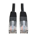 Photo of Tripp Lite N002-005-BK Cat5e 350MHz Molded Patch Cable (RJ45 M/M) - Black 5 Feet