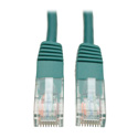 Photo of Tripp Lite N002-005-GN Cat5e 350MHz Molded Patch Cable (RJ45 M/M) - Green 5 Feet