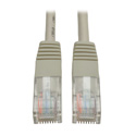 Photo of Tripp Lite N002-006-GY Cat5e 350MHz Molded Patch Cable (RJ45 M/M) - Gray 6 Feet