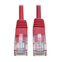 Photo of Tripp Lite N002-006-RD Cat5e 350MHz Molded Patch Cable (RJ45 M/M) - Red 6 Feet