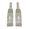 Photo of Tripp Lite N002-007-GY Cat5e 350MHz Molded Patch Cable (RJ45 M/M) - Gray 7 Feet