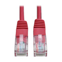 Photo of Tripp Lite N002-007-RD Cat5e 350MHz Molded Patch Cable (RJ45 M/M) - Red 7 Feet