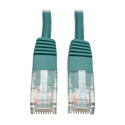 Photo of Tripp Lite N002-010-GN Cat5e 350MHz Molded Patch Cable (RJ45 M/M) - Green 10 Feet