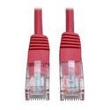 Photo of Tripp Lite N002-010-RD Cat5e 350MHz Molded Patch Cable (RJ45 M/M) - Red 10 Feet