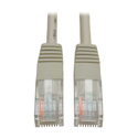 Photo of Tripp Lite N002-012-GY Cat5e 350MHz Molded Patch Cable (RJ45 M/M) - Gray 12 Feet
