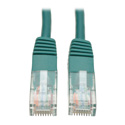 Photo of Tripp Lite N002-014-GN Cat5e 350MHz Molded Patch Cable (RJ45 M/M) - Green 14 Feet