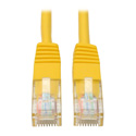 Photo of Tripp Lite N002-014-YW Cat5e 350MHz Molded Patch Cable (RJ45 M/M) - Yellow 14 Feet