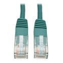 Photo of Tripp Lite N002-015-GN Cat5e 350MHz Molded Patch Cable (RJ45 M/M) - Green 15 Feet