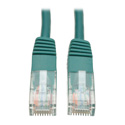 Photo of Tripp Lite N002-025-GN Cat5e 350MHz Molded Patch Cable (RJ45 M/M) - Green 25 Feet