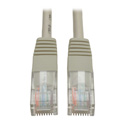 Photo of Tripp Lite N002-050-GY Cat5e 350MHz Molded Patch Cable (RJ45 M/M) - Gray 50 Feet