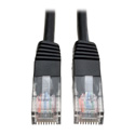 Photo of Tripp Lite N002-100-BK Cat5e 350MHz Molded Patch Cable (RJ45 M/M) - Black 100 Feet