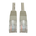 Photo of Tripp Lite N002-100-GY Cat5e 350MHz Molded Patch Cable (RJ45 M/M) - Gray 100 Feet
