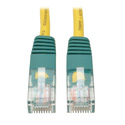 Photo of Tripp Lite N010-025-YW Cat5e 350MHz Molded Cross-over Patch Cable (RJ45 M/M) - Yellow 25 Feet