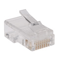 Photo of Tripp Lite N030-100-FL RJ45 Plugs for Flat Solid / Stranded Conductor Cable 100-Pack