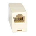 Photo of Tripp Lite N033-001 Telephone Straight Through Modular In-Line Coupler (RJ45 F/F)