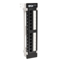 Photo of Tripp Lite N050-012 12-Port Wall-Mount Cat5e Patch Panel 568B RJ45 Ethernet