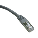 Photo of Tripp Lite N105-100-GY Cat5e 350MHz Molded Shielded Patch Cable STP (RJ45 M/M) - Gray 100 Feet