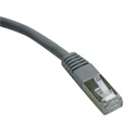 Photo of Tripp Lite N125-007-GY Cat6 Gigabit Molded Shielded Patch Cable STP (RJ45 M/M) - Gray 7 Feet