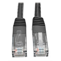 Tripp Lite N200-001-BK Cat6 Gigabit Molded Patch Cable (RJ45 M/M) Black 1 foot