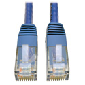Photo of Tripp Lite N200-005-BL Cat6 UTP Gigabit Molded Patch Cable (RJ45 M/M) - Blue - 5 Foot