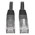 Photo of Tripp Lite N200-015-BK Cat6 UTP Gigabit Molded Patch Cable (RJ45 M/M) - Black - 15 Foot