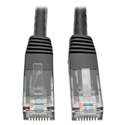 Photo of Tripp Lite N200-020-BK Cat6 UTP Gigabit Molded Patch Cable (RJ45 M/M) - Black - 20 Foot