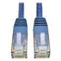 Photo of Tripp Lite N200-100-BL Cat6 Gigabit Molded Patch Cable (RJ45 M/M) Blue 100 foot