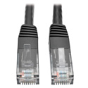 Photo of Tripp Lite N200-100-BK Cat6 UTP Gigabit Molded Patch Cable (RJ45 M/M) - Black - 100 Foot