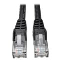 Tripp Lite N201-001-BK Cat6 Gigabit Snagless Molded Patch Cable (RJ45 M/M) - Black 1 Foot