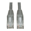 Photo of Tripp Lite N201-001-GY Cat6 Gigabit Snagless Molded Patch Cable (RJ45 M/M) - Gray 1 Foot