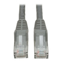 Tripp Lite N201-001-GY Cat6 UTP Gigabit Snagless Molded Patch Cable (RJ45 M/M) - Gray - 1 Foot
