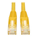Tripp Lite N201-001-YW Cat6 UTP Gigabit Snagless Molded Patch Cable (RJ45 M/M) - Yellow - 1 Foot