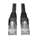 Photo of Tripp Lite N201-003-BK Cat6 Gigabit Snagless Molded Patch Cable (RJ45 M/M) - Black 3 Feet