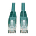 Photo of Tripp Lite N201-003-GN Cat6 UTP Gigabit Snagless Molded Patch Cable (RJ45 M/M) - Green - 3 Foott