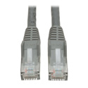 Photo of Tripp Lite N201-003-GY Cat6 Gigabit Snagless Molded Patch Cable (RJ45 M/M) - Gray 3 Feet