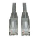 Photo of Tripp Lite N201-003-GY Cat6 UTP Gigabit Snagless Molded Patch Cable (RJ45 M/M) - Gray - 3 Foot