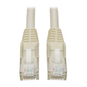 Photo of Tripp Lite N201-003-WH Cat6 Gigabit Snagless Molded Patch Cable (RJ45 M/M) - White 3 Feet