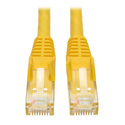 Photo of Tripp Lite N201-003-YW Cat6 UTP Gigabit Snagless Molded Patch Cable (RJ45 M/M) - Yellow - 3 Foot