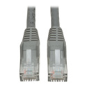 Photo of Tripp Lite N201-005-GY Cat6 UTP Gigabit Snagless Molded Patch Cable (RJ45 M/M) - Gray - 5 Foot