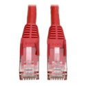 Photo of Tripp Lite N201-005-RD Cat6 Gigabit Snagless Molded Patch Cable (RJ45 M/M) - Red 5 Feet