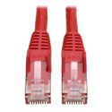 Photo of Tripp Lite N201-005-RD Cat6 UTP Gigabit Snagless Molded Patch Cable (RJ45 M/M) - Red - 5 Foot
